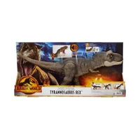 Mattel Jurassic World Tyrannosaurus Wreck and Devour figūra Hdy55 Figurka Tyranozaur Niszcz