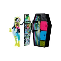 Mattel Monster High Frenkijs Steins neona komplekts ar lelli Hnf79 Frankie Stein Straszysekrety Seria Neonowa Zestaw