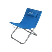 Royokamp pludmales krēsls. saliekams zils Fotel niebieski