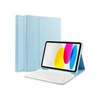 Tech-Protect planšetdatora maciņš Ipad 10.9 2022 Sc pildspalva tastatūras gaiši zils Etui na tablet Pen Keyboard jasnoniebieskie