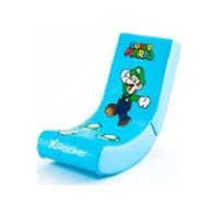 X Rocker Nintendo Video Luigi krēsls. zils Fotel niebieski