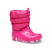 Crocs Classic Neo Puff Boot Kids 207684-6X0 Pink 33/34