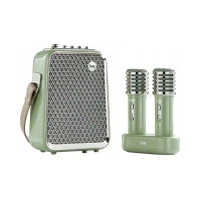 Divoom Songbird-Hq skaļrunis Pārnēsājams Bluetooth ar mikrofoniem zaļš Mikrofonami green