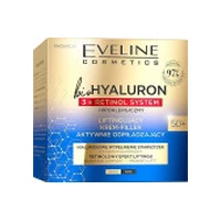Eveline bioHYALURON 3Xretinol System 50 Lifting Cream-Filler aktīvi atjaunojošs 50Ml Krem-Filler aktywnie