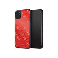 Guess Guhcn654Ggpre iPhone 11 Pro Max sarkans/sarkans cietais korpuss 4G Double Layer Glitter universāls Czerwony/Red hard case uniwersalny