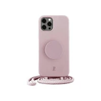 Just Elegance Case Je Popgrip iPhone 12/12 Pro gaiši rozā/rozā elpa 30183 Etui 6.1 jasno breath