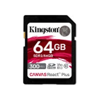 Kingston Canvas React Plus Sdxc karte Karta Gb Class Uhs-Ii/U3 V90 Sdr2/64Gb