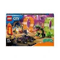 Lego City triku arēna ar divām cilpām 60339 Kaskaderska arena dwoma
