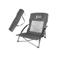 Royokamp pludmales un tūristu krēsls ar roku balstiem. 55X58X64 cm. pelēks. salokāms Fotel turystyczno cm szary
