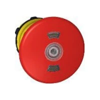 Schneider Electric drošības pogas piedziņa sarkanā krāsā. pagriežot bez fona apgaismojuma Zb5At8643M Przycisku czerwony przez
