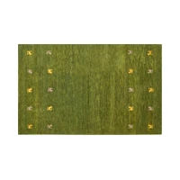 Beliani vilnas paklājs 140 x 200 cm Zaļš Yulafi Lumarko Dywan zielony