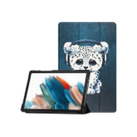 Planšetdatora maciņš Tech-Protect Smartcase Galaxy Tab A8 10.5 X200/X205 Sad Cat Etui na tablet