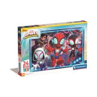 Puzle 24 gabali Maxi Super Color Spidey un super draugi Puzzle elementy Kolor super-kumple