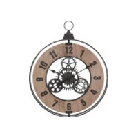 Atmosfēra Stilīgs pulkstenis Sienas Pulkstenis Metāla Mdf Loft 57 cm Atmosphera Stylowy zegar Zegarek Metalowy