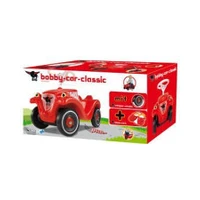 Big Bobby Car Classic Red ar Whisper riteņiem un apavu kopšanu 800056053 800056106 With Wheels And Shoe Care