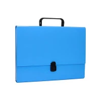 Biroja preces Mape-Kaste A4/5Cm ar rokturi un slēdzeni. zila Office Products zamkiem niebieska