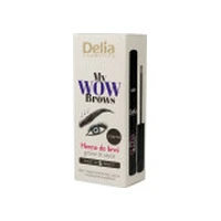 Delia Cosmetics My Wow Brows Eyebrow Henna melna 6Ml Do brwi czarna