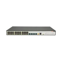 Fiberhome Switch S5800-28T-X-Pe-Ac tīkla saites Pārvaldīts L2/L3 Gigabit Ethernet 10/100/1000 Poe atbalsts 1U melns. pelēks Sieciowe Czarny. Szary