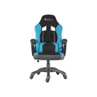 Genesis Nitro 330 atzveltnes krēsls melns un zils Nfg-0782 Fotel Czarno-Niebieski