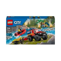 Lego City bezceļu ugunsdzēsēju mašīna ar glābšanas laivu 60412 Terenowy