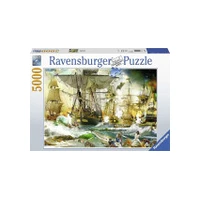 Ravensburger Puzle 5000 gabalu Kauja jūrā Puzzle Bitwa na morzu