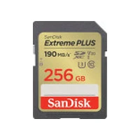 Sandisk Extreme Plus 256Gb Sdxc 190Mb/S Uhs-I karte Karta