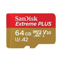 Sandisk Extreme Plus Microsdxc karte Sdsqxbz-064G-Gn6Ma Karta Gb Class Uhs-I/U3 A2 V30