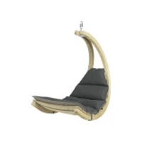 Amazonas Koka šūpuļtīkla krēsls Swing antracīts Az-2020450 Drewniany fotel hamakowy antracyt