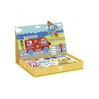 Tooky Rotaļlieta Toy Izglītojoša puzles magnētiskā kaste bērniem 80 gab. Edukacyjna Magnetyczne dla Dzieci el.