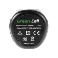 Zaļā elementa akumulators elektroinstrumentu Bosch Pmf Psm Psr 10.8 Li-2 10.8V 1.5Ah Green Cell Bateria Akumulator do