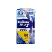 Gillette Razors Blue 3 Cool 6 gab Gilette Maszynki 6Szt. uniwersalny