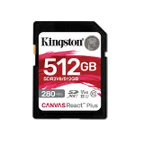 Kingston karte Sdxc 512Gb Canvas React Plus Uhs-Ii 280R/100W U3 V60 Karta
