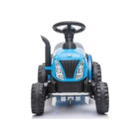 Lean Cars Akumulatora traktors ar piekabi A009 Blue Traktor Na Akumulator Niebieski