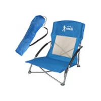 Royokamp tūristu un pludmales krēsls ar 55X58X64 roku balstiem. salocīts zils Fotel turystyczno niebieski