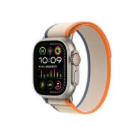 Viedpulkstenis Apple Watch mobilais titāna korpuss Trail Loop S/M bēšs Mrf13Wb/A Smartwatch Ultra Gps Cellular 49Mm Titanium Case