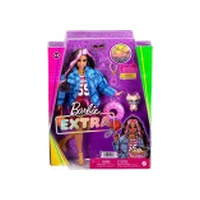 Barbie Mattel Extra Moda Doll  sporta kleita/melni un rozā mati Grn27/Hdj46 Lalka Sportowa