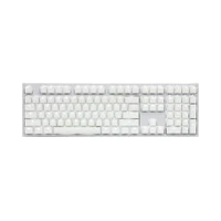 Ducky One 2 White Edition Pbt Gaming Tastatur tastatūra. Mx-Black. Weiße Led  weiß Klawiatura Tastatur. weiße Led
