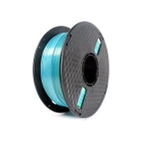 Gembird 3Dp-Pla-Sk-01-Bg Kvēldiegs Pla Silk Rainbow zils/zaļš 1.75Mm 1Kg Filament niebieski/zielony
