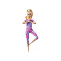 Mattel Made to Move lelle Bārbija  ziedu vingrotājs. rozā apģērbs Ftg80/Gxf04 Lalka Barbie Kwiecista gimnastyczka.