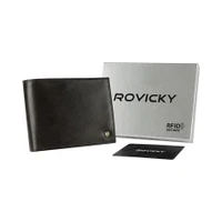 Rovicky Elegant vīriešu maks ar Nosize pretizslīdēšanas membrānu Elegancki portfel