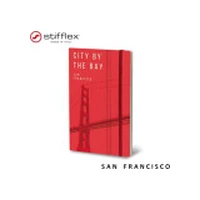 Stifflex piezīmju grāmatiņa Stifflex. 13X21Cm. 192 lapas. Sanfrancisko Notatnik strony. San Francisco