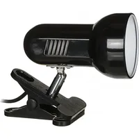 Activejet Clip-On desk lamp, black, metal, E27 thread Aje-Clip Lamp Black