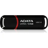 Adata 64Gb Dashdrive Uv150 Usb flash drive Type-A 3.2 Gen 1 3.1 Black Auv150-64G-Rbk