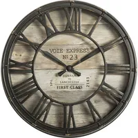 Atmosphera Brązowy zegar ścienny vintage 21 cm 162266