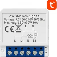 Avatto Inteligentny przełącznik dopuszkowy Zigbee Zwsm16-W1 Tuya