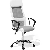 Beliani Krzesło biurowe Pioneer Biały 163090