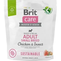 Brit Care Dog Sustainable Adult Small Breed Chicken  Insect - dry dog food 1 kg 100-172172