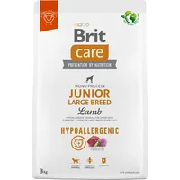 Brit Care Hypoallergenic Junior Large Breed Lamb - dry dog food 3 kg 100-172218