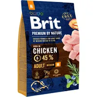 Brit Premium by Nature Adult dogs dry food Chicken - 8 kg Art281539