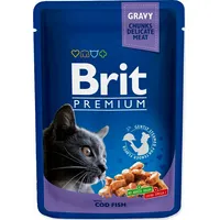 Brit Premium Cat Cod Fish - wet cat food 100G Art578254